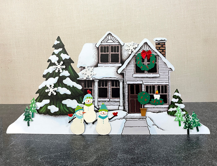 Snowman w/ Bird Magnets