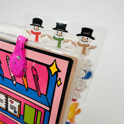 Snowmen Trio Corner Tab