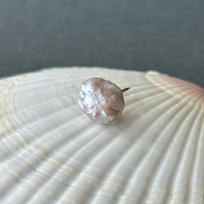 soft lavender natural color rosebud brooch