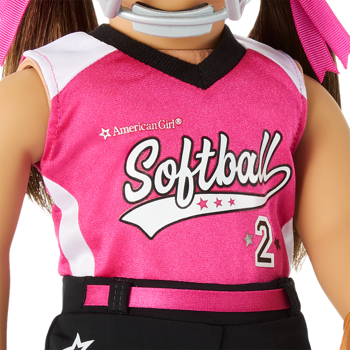 Softball Star Uniform for 18-inch Dolls