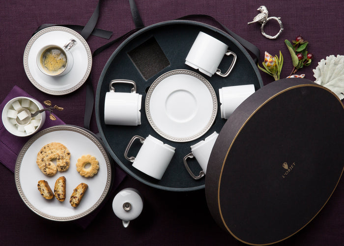 Soie Tressée Espresso Cup + Saucer