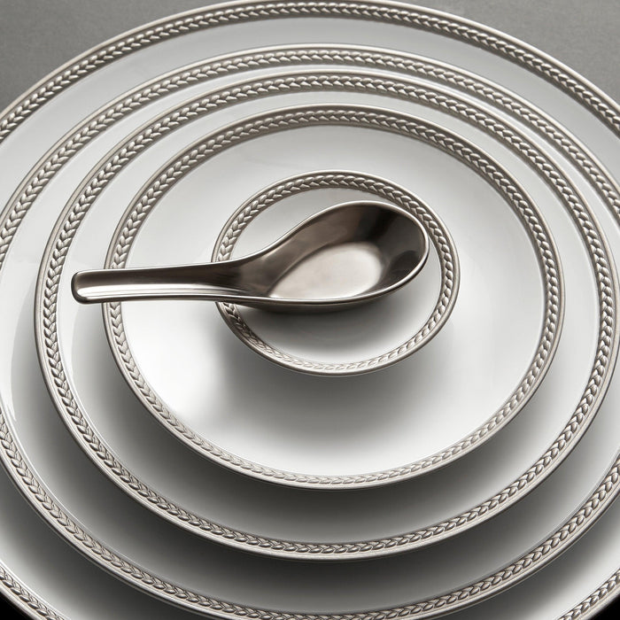 Soie Tressée Sauce Dish + Spoon Rest - L'OBJET