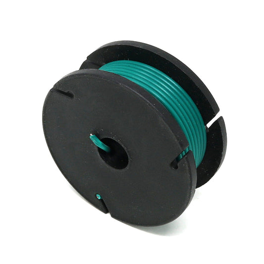 Solid-Core Wire Spool - 7.5m 22AWG - Green by The Pi Hut - The Pi Hut
