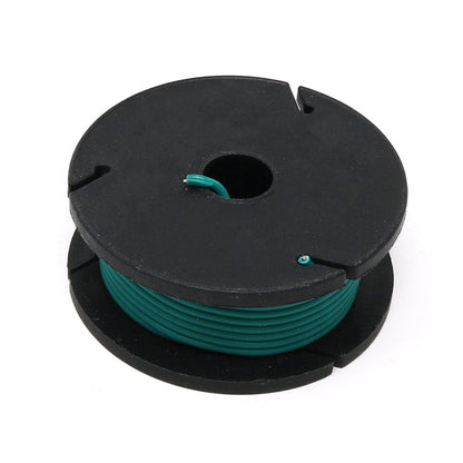 Solid-Core Wire Spool - 7.5m 22AWG - Green by The Pi Hut - The Pi Hut