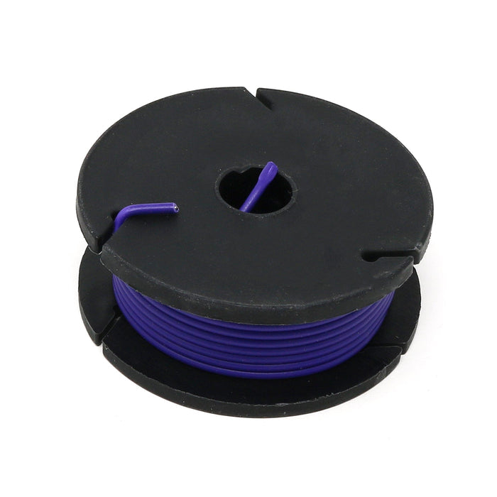Solid-Core Wire Spool - 7.5m 22AWG - Violet by The Pi Hut - The Pi Hut