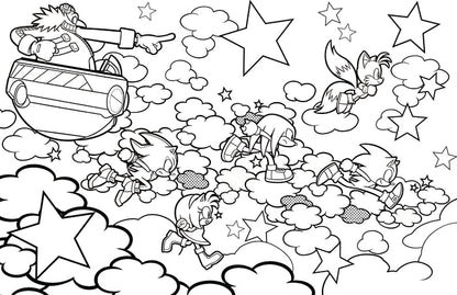 Sonic the Hedgehog: The Official Adult Coloring Book