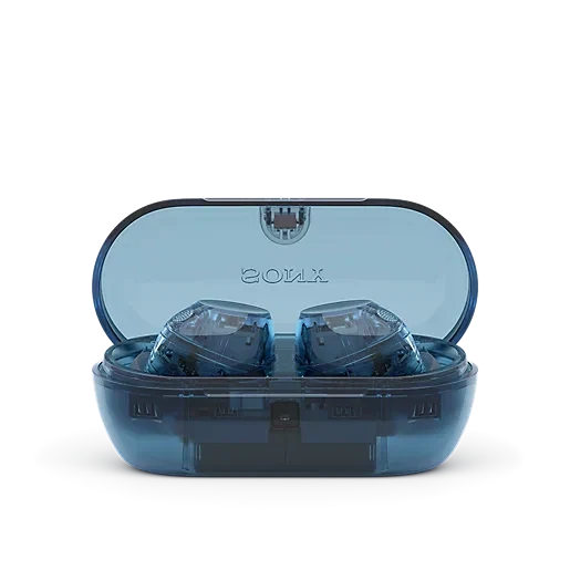 Sony WFC-710N Wireless Noise Cancelling Bluetooth Earbuds Glass Blue Blue