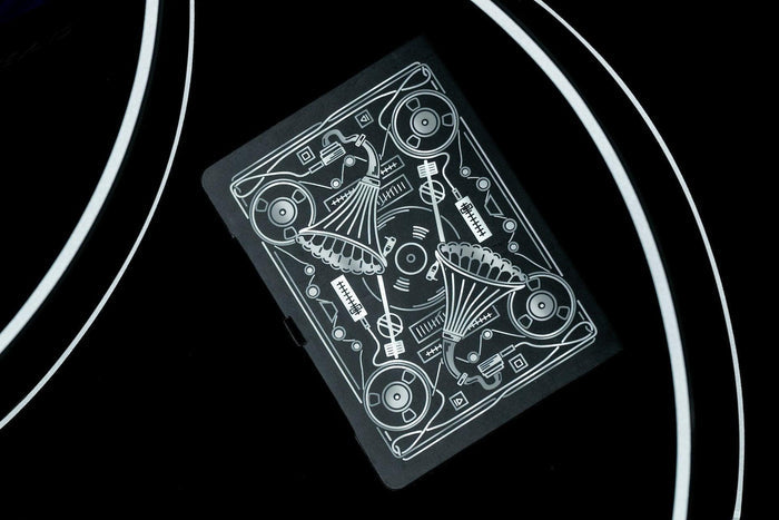 Soundboards V3 Midnight Edition Playing Cards by Riffle Shuffle Playing Card Company
