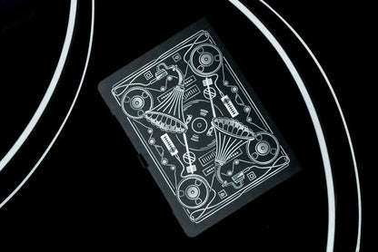 Soundboards V3 Midnight Edition Playing Cards by Riffle Shuffle Playing Card Company