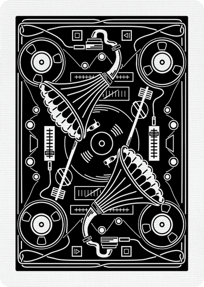 Soundboards V3 Midnight Edition Playing Cards by Riffle Shuffle Playing Card Company