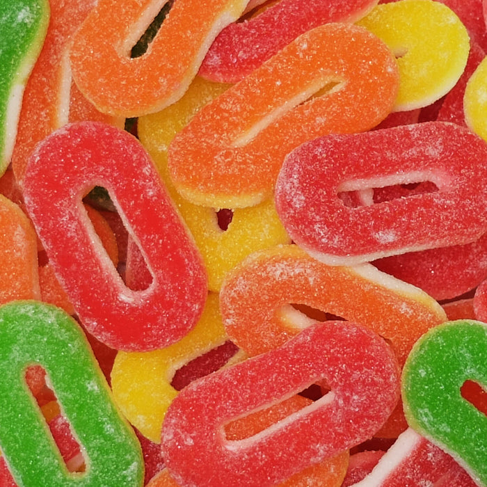 Sour assorted rings - 1 kg