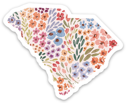 South Carolina 3x3in. State Sticker