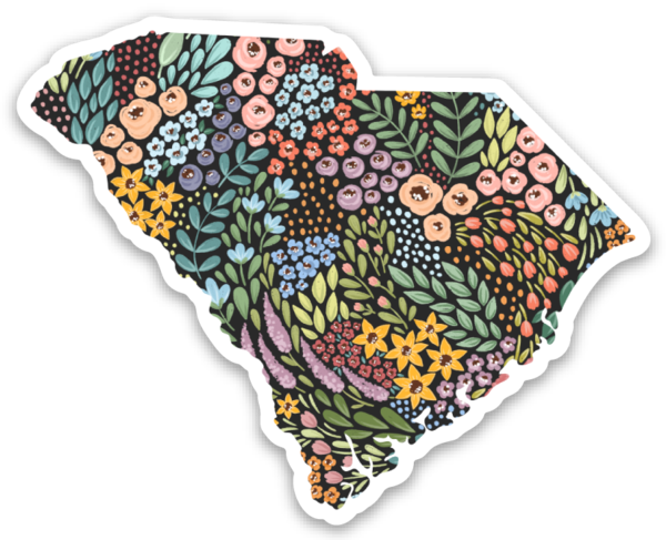 South Carolina 3x3in. State Sticker