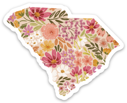 South Carolina 3x3in. State Sticker