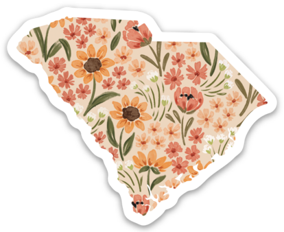 South Carolina 3x3in. State Sticker