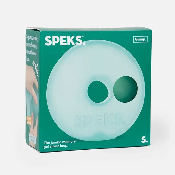 Speks Jumbo Gump Loop Squish Ball Fidget Toy - Sea Glass 4 Inch