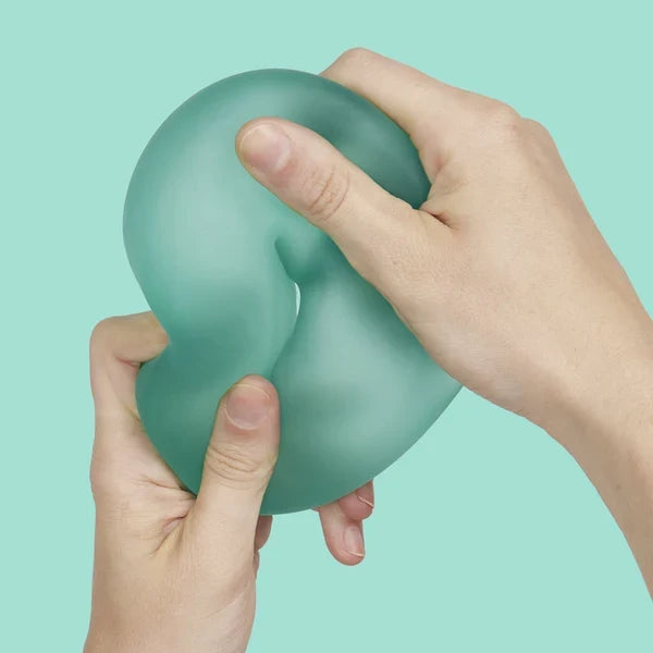 Speks Jumbo Gump Loop Squish Ball Fidget Toy - Sea Glass 4 Inch