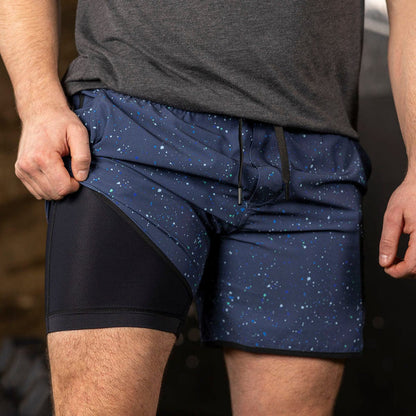 RSVLTS RSVLTS DMT Training Shorts Splat Damon (Navy) – V2 Lined Training Shorts Splat Damon (Navy) – V2 Lined Training Shorts