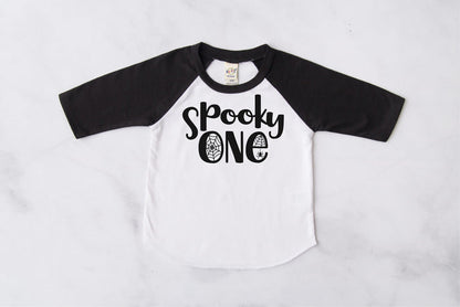 Spooky One First Birthday Raglan