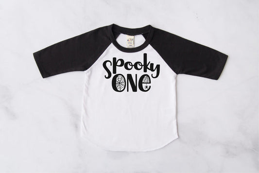Spooky One First Birthday Raglan