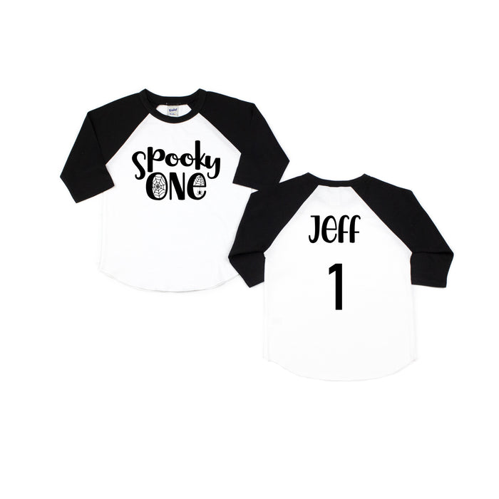 Spooky One First Birthday Raglan