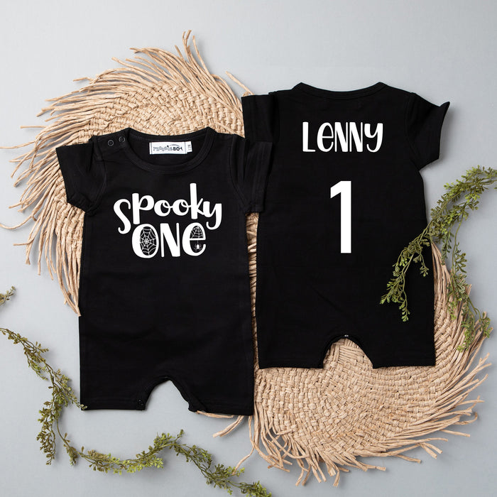 Spooky One Slim Fit Shorts Romper