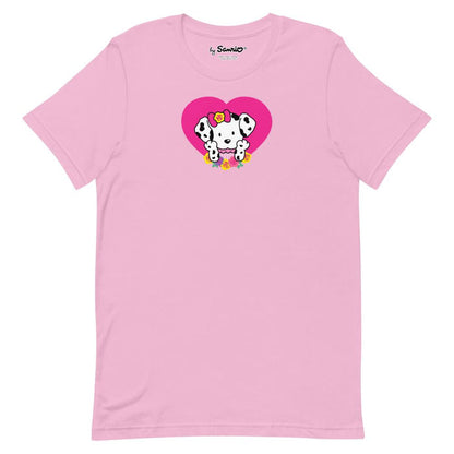 Spottie Dottie Pink Heart T-Shirt Apparel Printful S