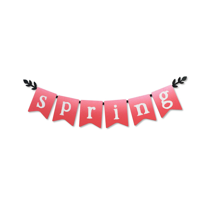 Spring Banner Magnet (6.5"w)