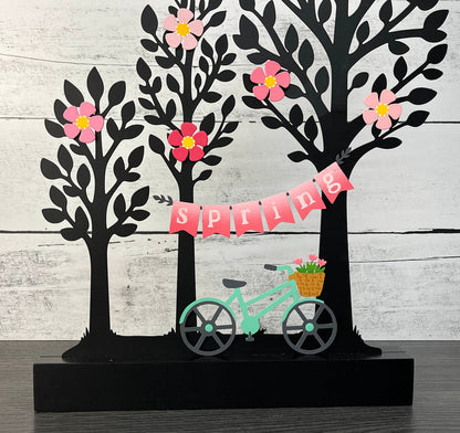 Spring Banner Magnet (6.5"w)