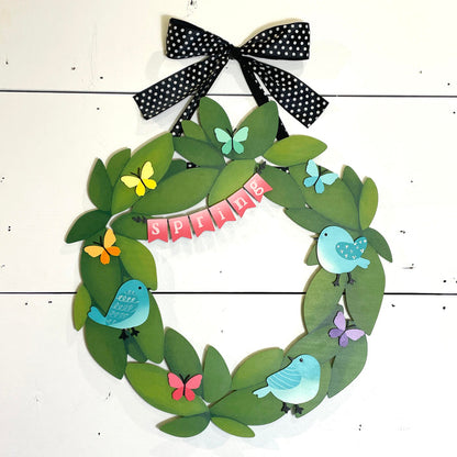 Spring Banner Magnet (6.5"w)