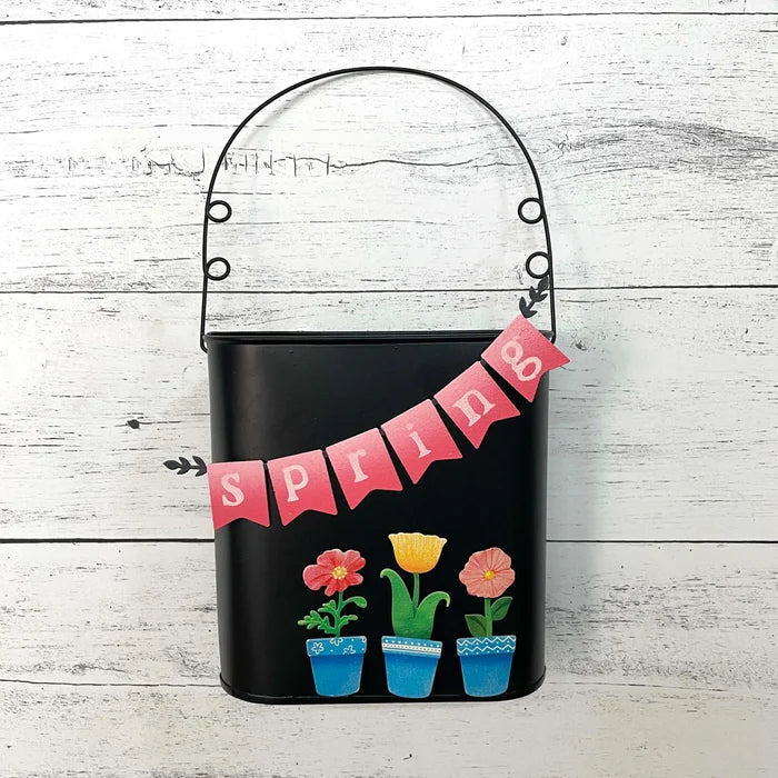 Spring Banner Magnet (6.5"w)