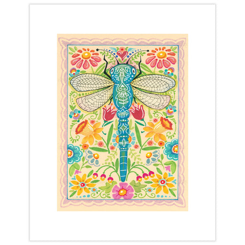 Spring Dragon Fly Fine Art Print