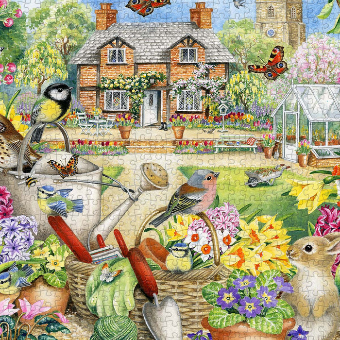 Welcome springtime with a garden of colors and the melody of nature.