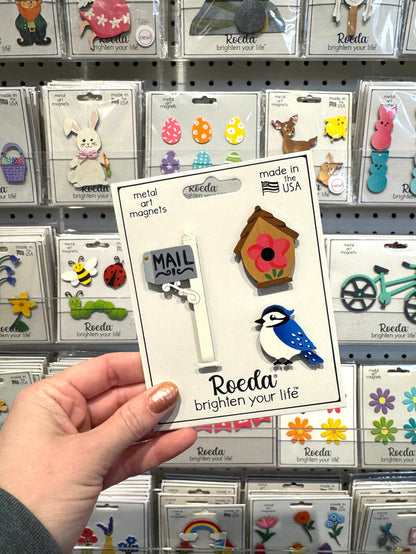 Spring Mailbox Magnets S/3