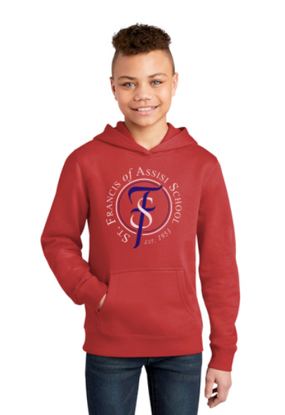 St Francis of Assisi School Youth Fleece Hoodie