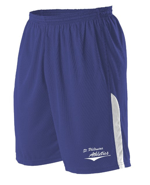 St. Philomena Royal/White Basketball Shorts