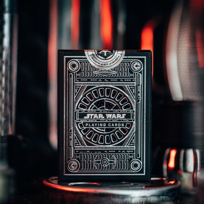 Star Wars Silver Special Edition (The Dark Side) Playing Cards by Theory11