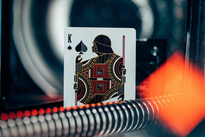 Star Wars Silver Special Edition (The Dark Side) Playing Cards by Theory11