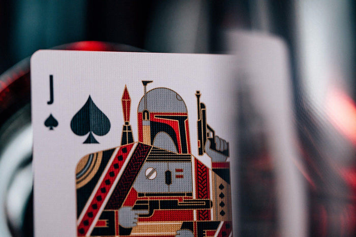 Star Wars Silver Special Edition (The Dark Side) Playing Cards by Theory11