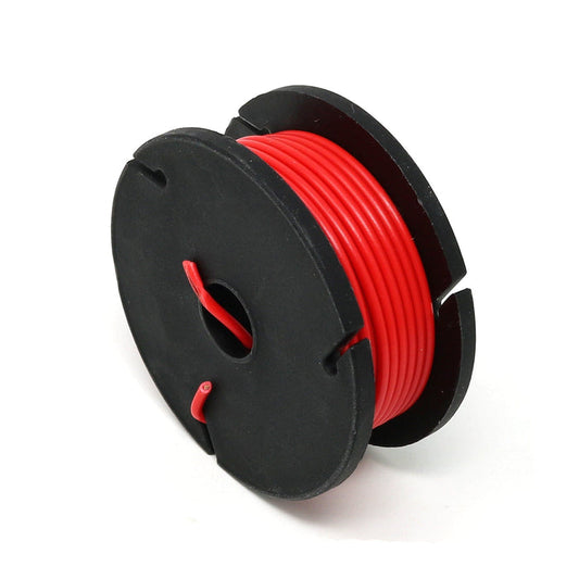 Stranded-Core Wire Spool - 25ft - 22AWG - Red by The Pi Hut - The Pi Hut