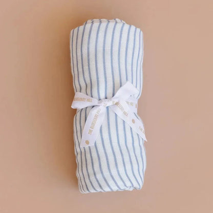 Striped Organic Muslin Swaddle