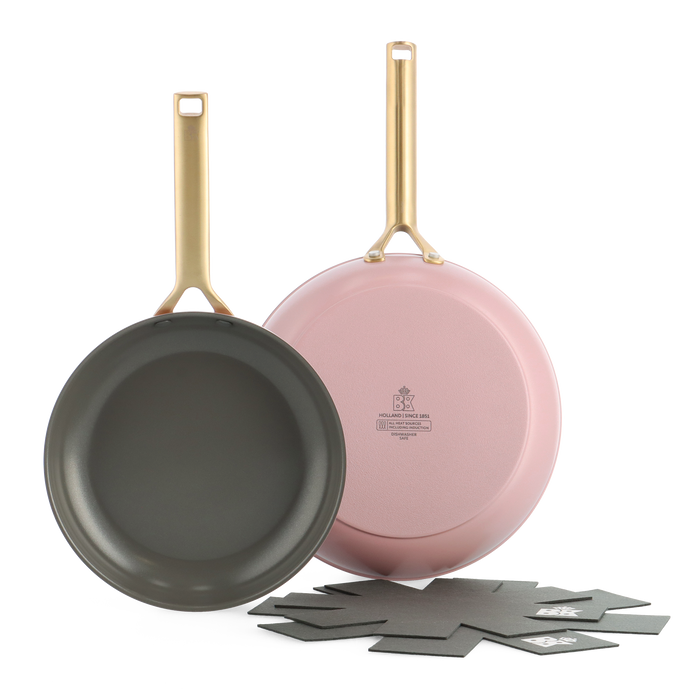 Sublime 2-delige koekenpannenset Blush Pink 24 cm + 28 cm