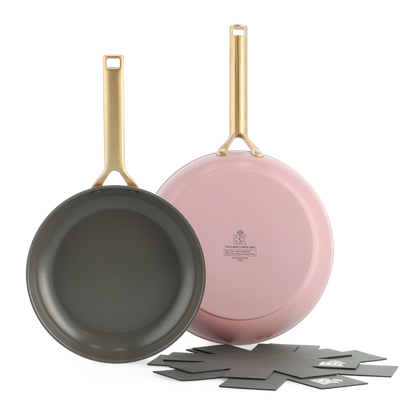 Sublime 2-delige koekenpannenset Blush Pink 24 cm + 28 cm