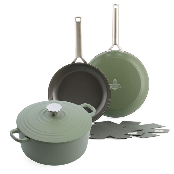 Sublime + Bourgogne 3pc set Olive Green