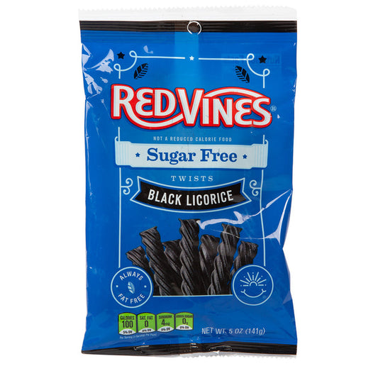Sugar Free Red Vines - Black Twists 12ct