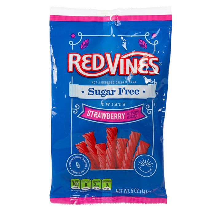 Sugar Free Vines Licorice - Strawberry Twists 12ct