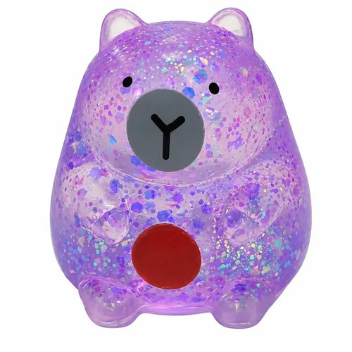 Sugar Gel Squishy 3 Inch Capybara Squeeze Maltose Filled Sensory Toy - Assorted
