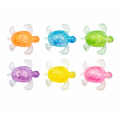 Sugar Gel Squishy 4 Inch Turtle Maltose Filled Sensory Toy - Assorted