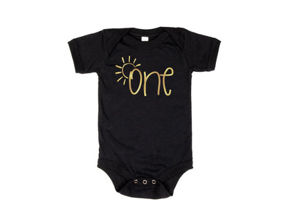 Sun "One" Sunshine Themed 1st Birthday T-shirt/Bodysuit
