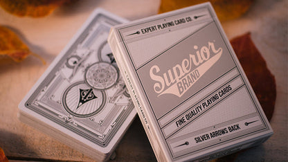 Superior Silver Arrow Playing Cards by Expert Playing Card Co.